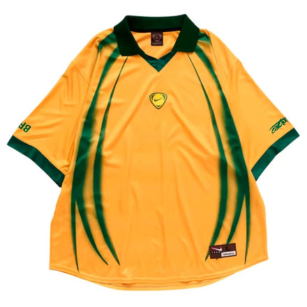 Brazil Travis Scott Cactus Jack x Nike Total 90 Retro Jersey - photo 1