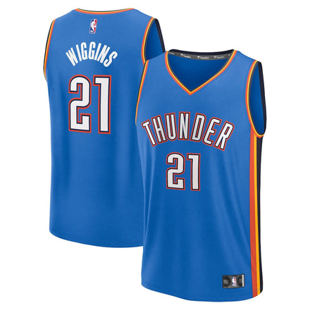 Aaron Wiggins Oklahoma City Thunder Fanatics Fast Break Player Jersey - Icon Edition - Blue