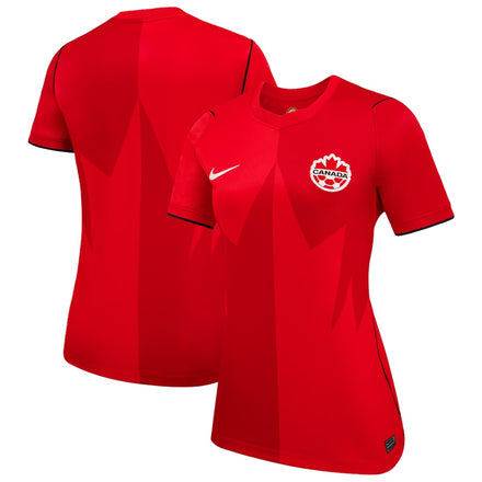 Canada Soccer Nike Women's 2026 Home Stadium Jersey - Red