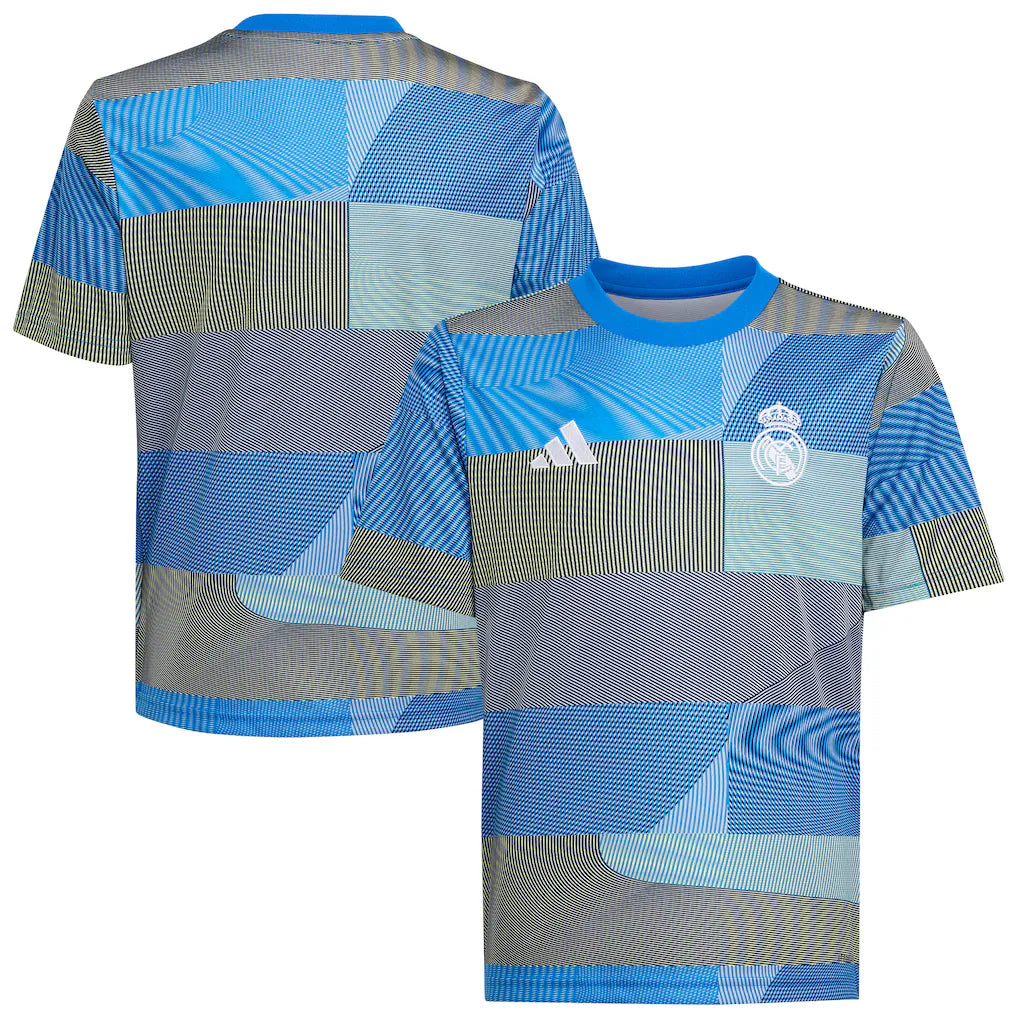 Real Madrid Youth 2025/26 Pre-Match AEROREADY Top - Blue