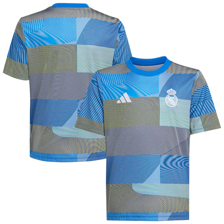 Real Madrid Youth 2025/26 Pre-Match AEROREADY Top - Blue