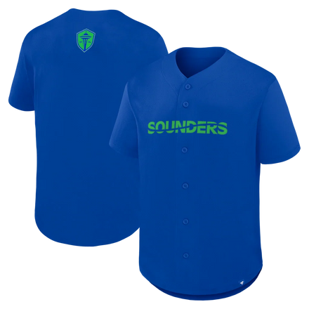 Seattle Sounders FC Maximum Intensity Button-Up Jersey - Blue