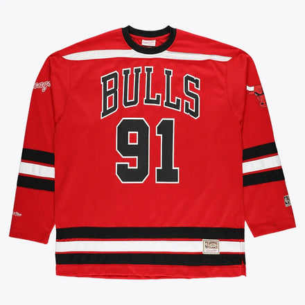 Dennis Rodman Chicago Bulls Big & Tall NBA Hockey Jersey - Red