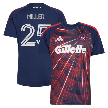 Peyton Miller New England Revolution adidas 2026 Independence Day Jersey - Blue