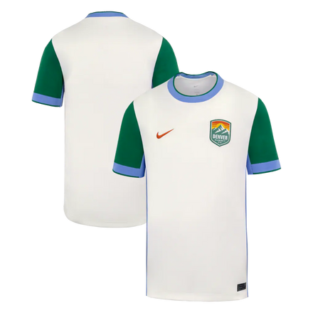 Denver Summit FC Nike Youth 2026 Primary Stadium Jersey - Cream