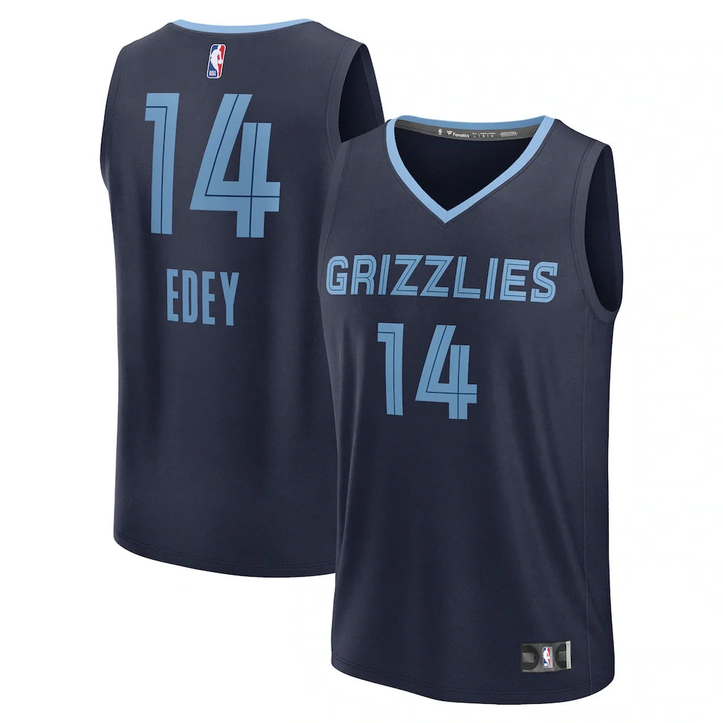 Zach Edey Memphis Grizzlies 2024 NBA Draft Player Jersey - Icon Edition - Navy
