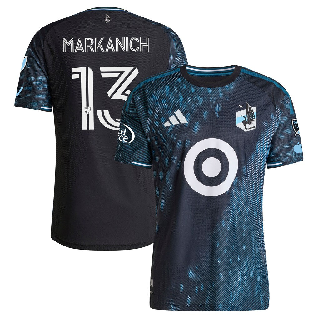 Anthony Markanich Minnesota United FC 2026 The Decade Kit On-Field Patch Jersey - Black