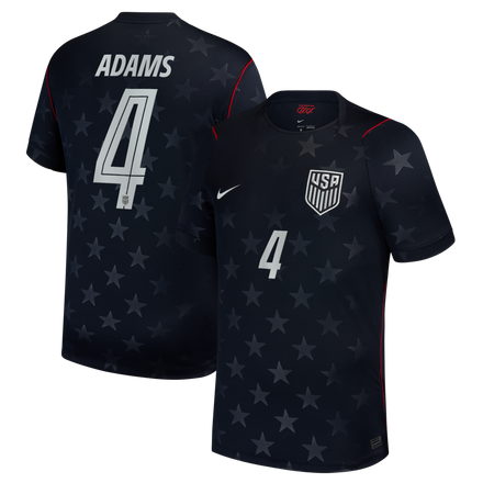 Tyler Adams #4 USMNT Nike 2026 Away Stadium Jersey - Blue