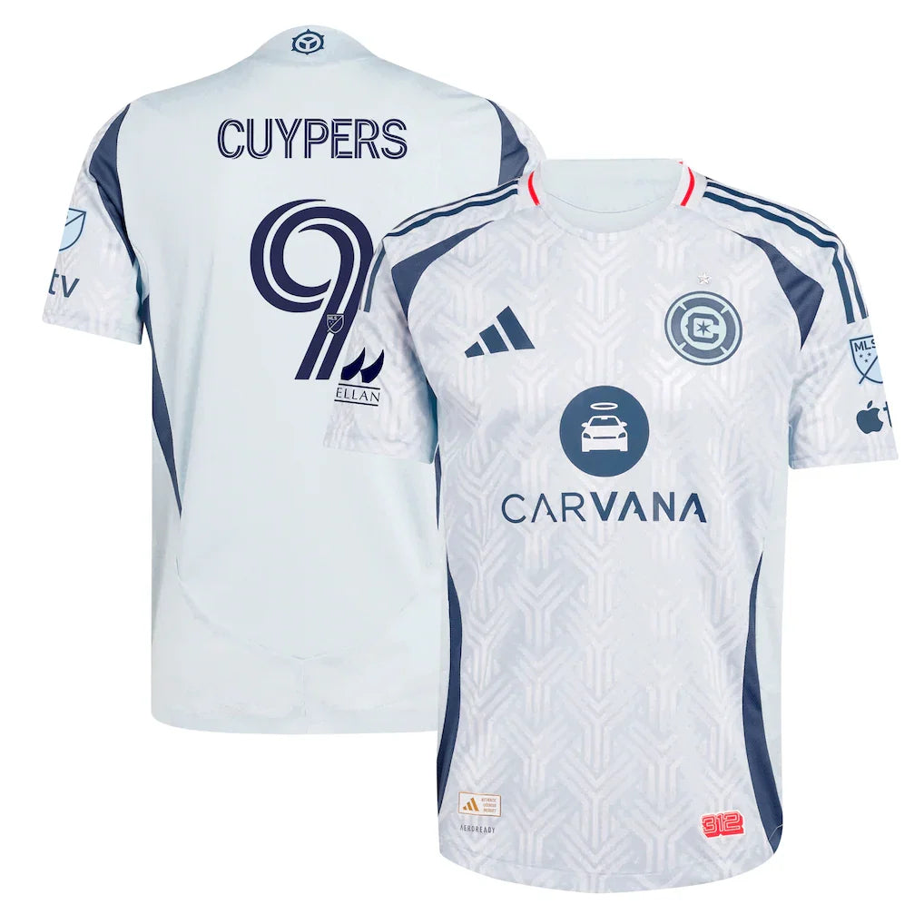 Hugo Cuypers Chicago Fire 2025 The Municipal Kit Player Jersey - Light Blue