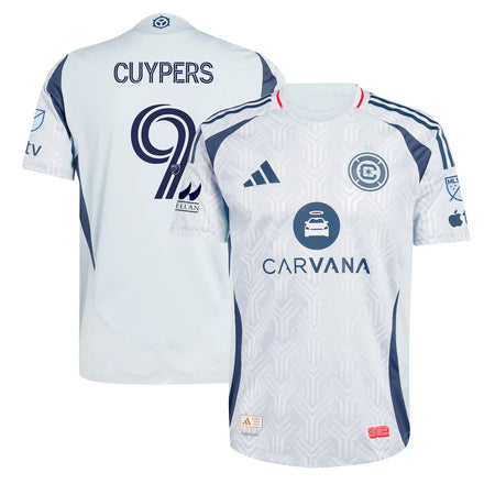 Hugo Cuypers Chicago Fire 2025 The Municipal Kit Player Jersey - Light Blue