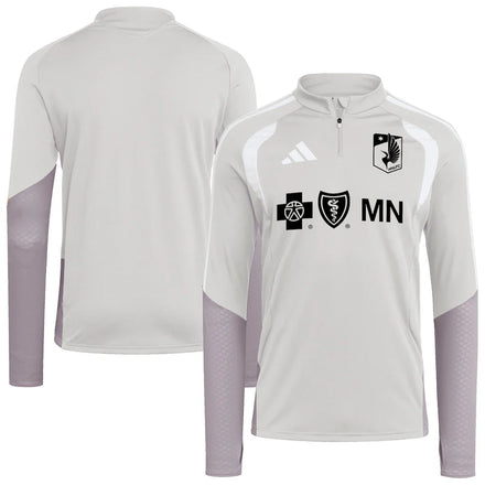 Minnesota United FC 2026 Tiro Competition Quarter-Zip Training Top - Silver