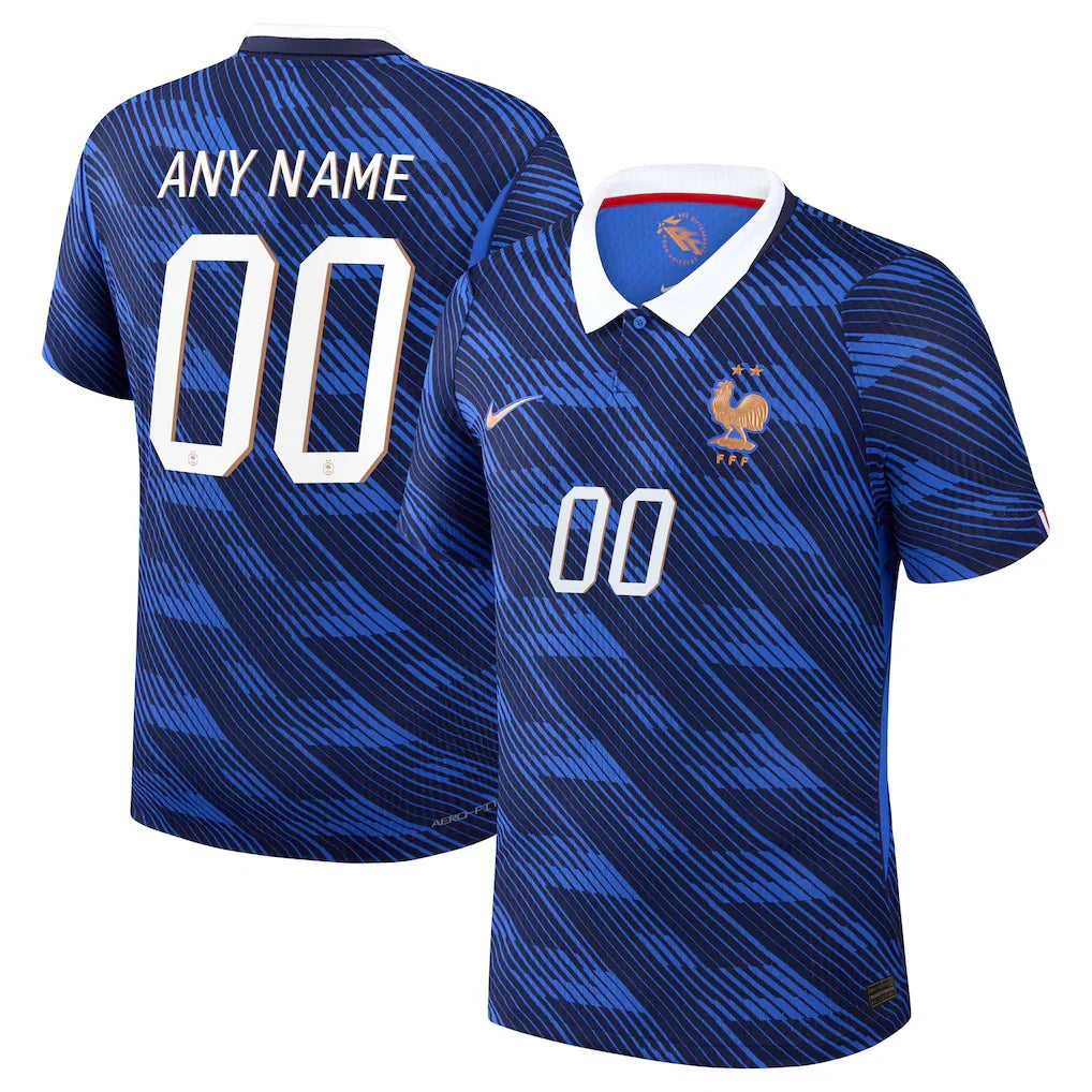 France National Team 2026 Home Match Custom Jersey - Blue