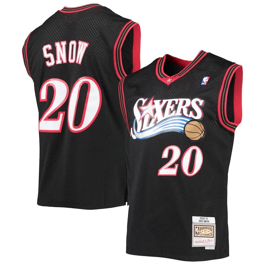 Eric Snow Philadelphia 76ers 2000/01 Hardwood Classics - Black