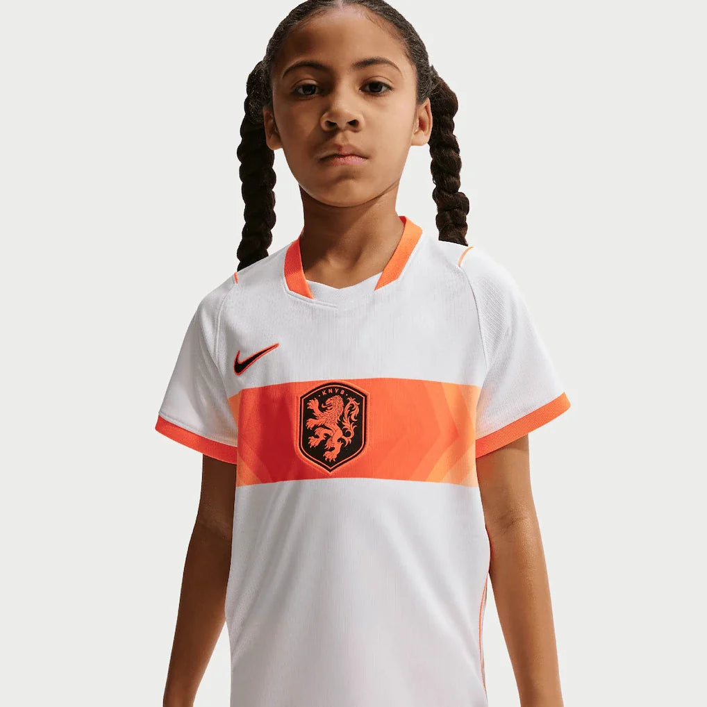 Netherlands National Team Nike Youth 2026 Away Stadium Jersey - White