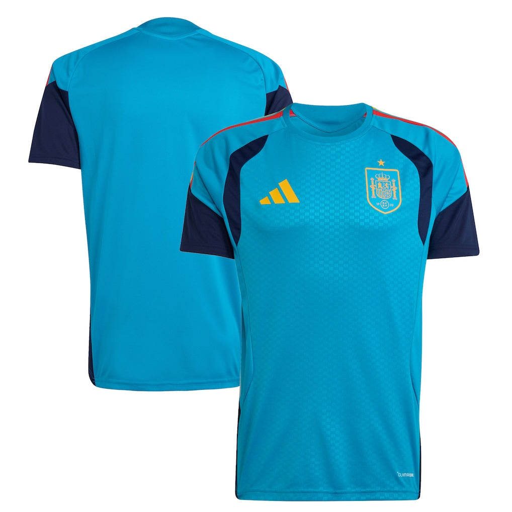 Spain National Team 2026 Home Tiro Training Jersey - Turquoise