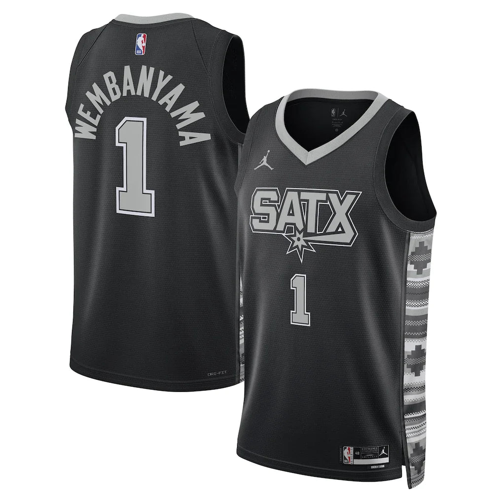 Victor Wembanyama San Antonio Spurs Unisex - Statement Edition - Black