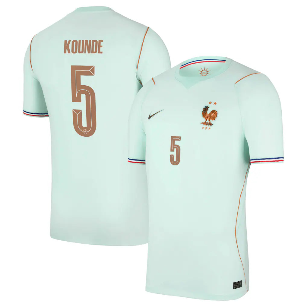 Jules Koundé France National Team Nike 2026 Away Stadium Jersey - Green