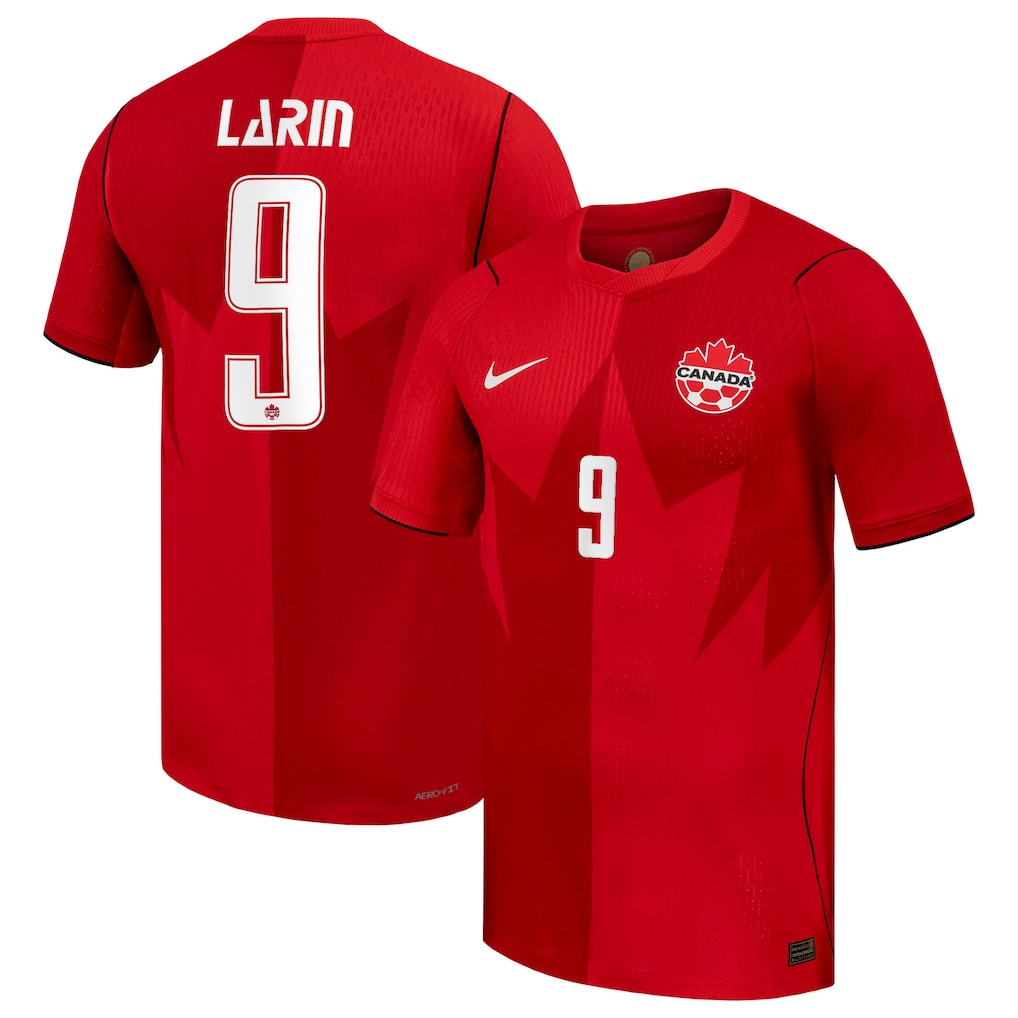 Cyle Larin Canada Soccer 2026 Home Match - Red