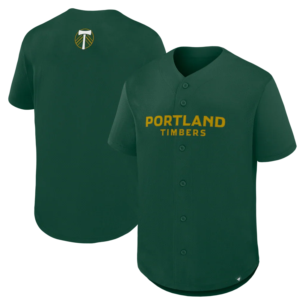 Portland Timbers Maximum Intensity Button-Up Jersey - Green