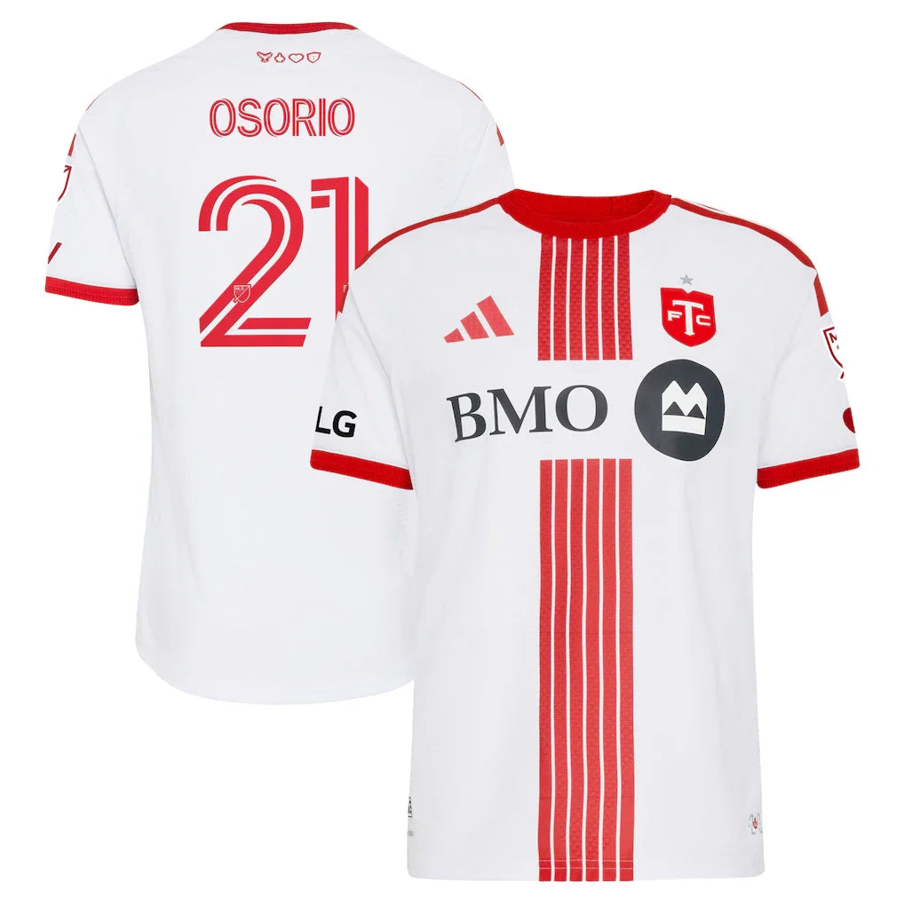 Jonathan Osorio Toronto FC 2026 Winter Kit On-Field Patch Jersey - White