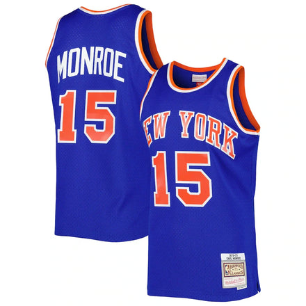 Earl Monroe New York Knicks 1972/73 Hardwood Classics - Blue