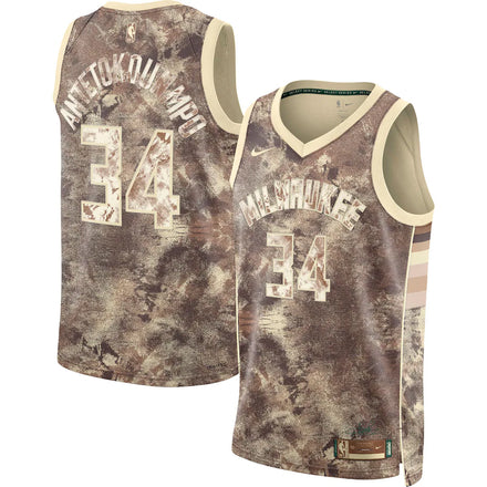 Giannis Antetokounmpo Milwaukee Bucks Unisex Select Series - Brown