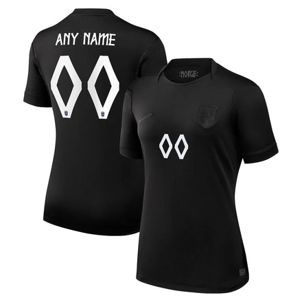 Norway National Team Nike Women's 2026 Away Stadium Custom Jersey - Black