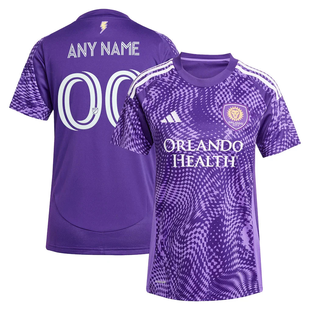 Orlando City SC adidas Women's 2025 Perfect Storm Custom Jersey - Purple