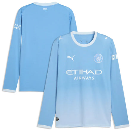 Manchester City Puma 2026/27 Home Long Sleeve Jersey - Light Blue