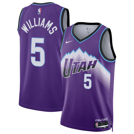Cody Williams Utah Jazz Unisex - Icon Edition - Purple