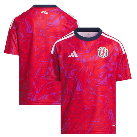 Costa Rica National Team adidas Youth 2026 Home Jersey - Red