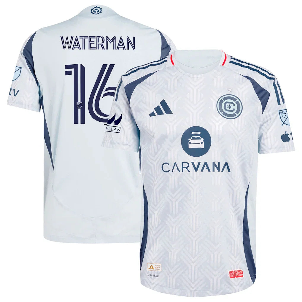 Joel Waterman Chicago Fire 2025 The Municipal Kit On-Field - Light Blue