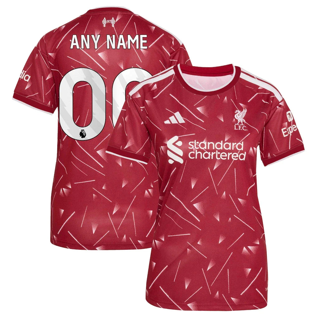 Liverpool adidas Women's 2026/27 Home Custom Jersey - Red