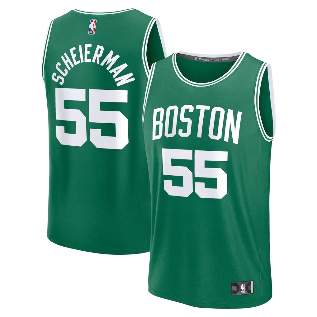 Baylor Scheierman Boston Celtics 2024 NBA Draft Player Jersey - Icon Edition - Kelly Green