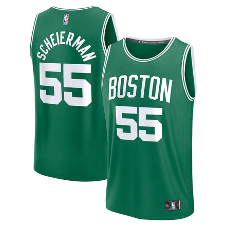 Baylor Scheierman Boston Celtics 2024 NBA Draft Player Jersey - Icon Edition - Kelly Green