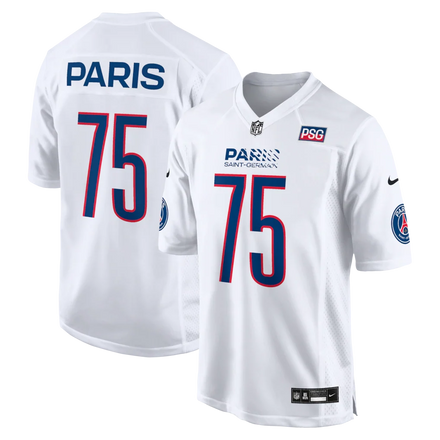 Paris Saint-Germain 2025 Soccer x NFL Game Jersey - White