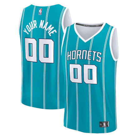 Charlotte Hornets Custom Jersey - Icon Edition - Teal