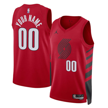 Portland Trail Blazers Unisex 2022/23 Swingman Custom Jersey - Statement Edition - Red
