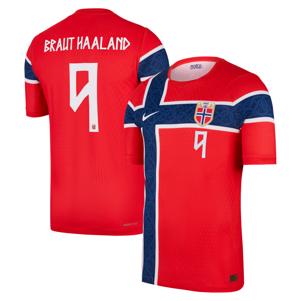 Erling Haaland Norway National Team 2026 Home Match - Red