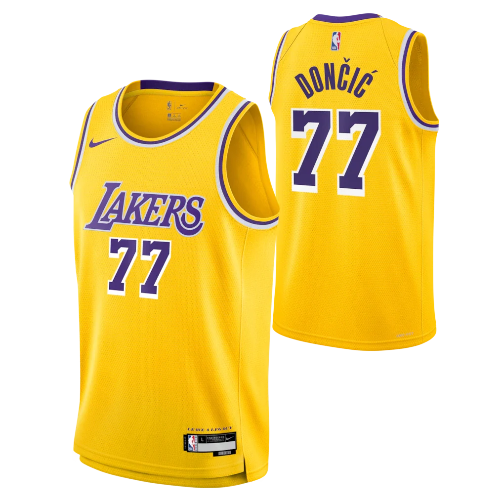 Luka Dončić Los Angeles Lakers Unisex - Icon Edition - Gold