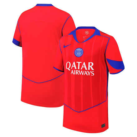 Paris Saint-Germain Nike Youth 2025/26 Third Jersey - Red