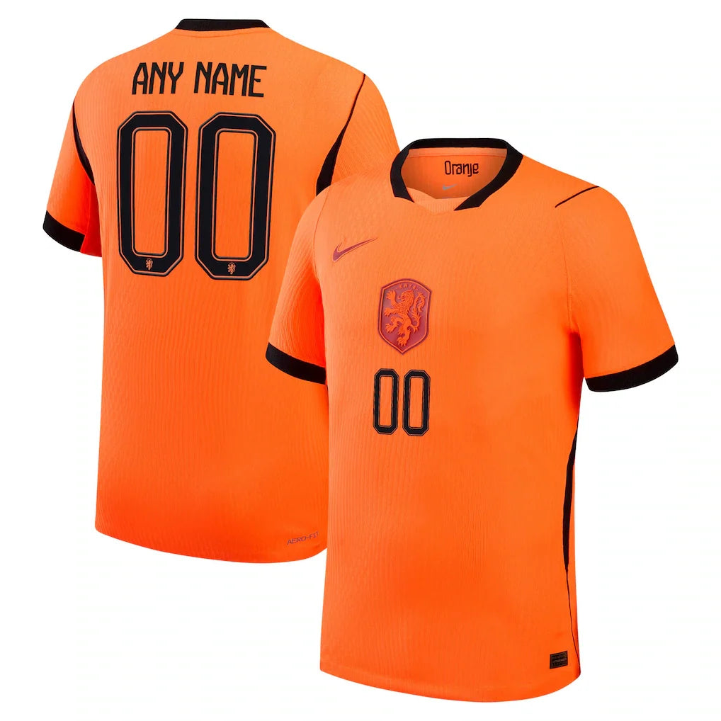 Netherlands National Team 2026 Home Match Custom Jersey - Orange