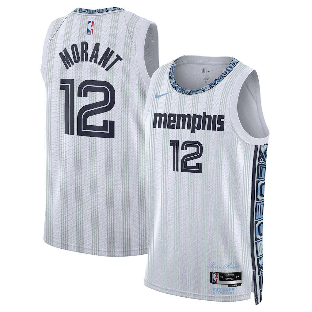Ja Morant Memphis Grizzlies Unisex 2025/26 - White - City Edition