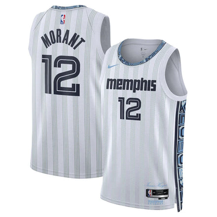Ja Morant Memphis Grizzlies Unisex 2025/26 - White - City Edition