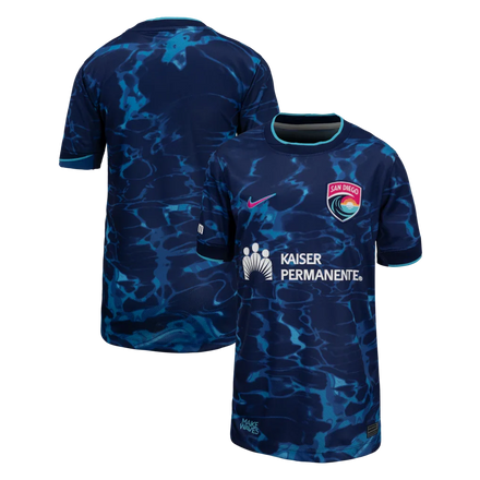 San Diego Wave FC Nike Youth 2026 Secondary Stadium Jersey - Navy