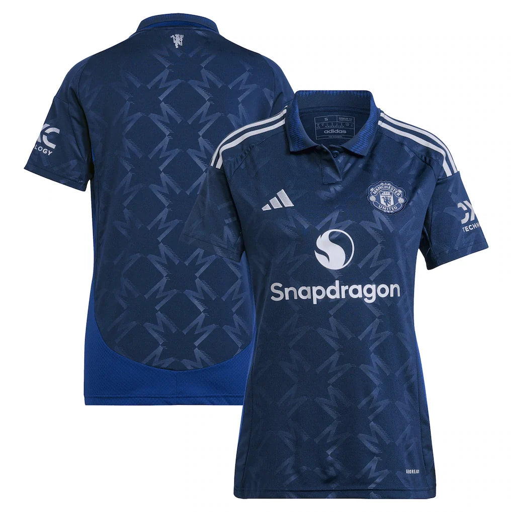Manchester United adidas Women's 2024/25 Away Jersey - Navy