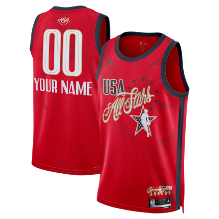 Unisex 2026 NBA All-Star Game Swingman Custom Jersey - Red