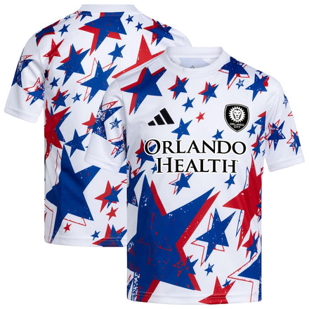 Orlando City SC Youth 2026 Americana Pre-Match Jersey - White