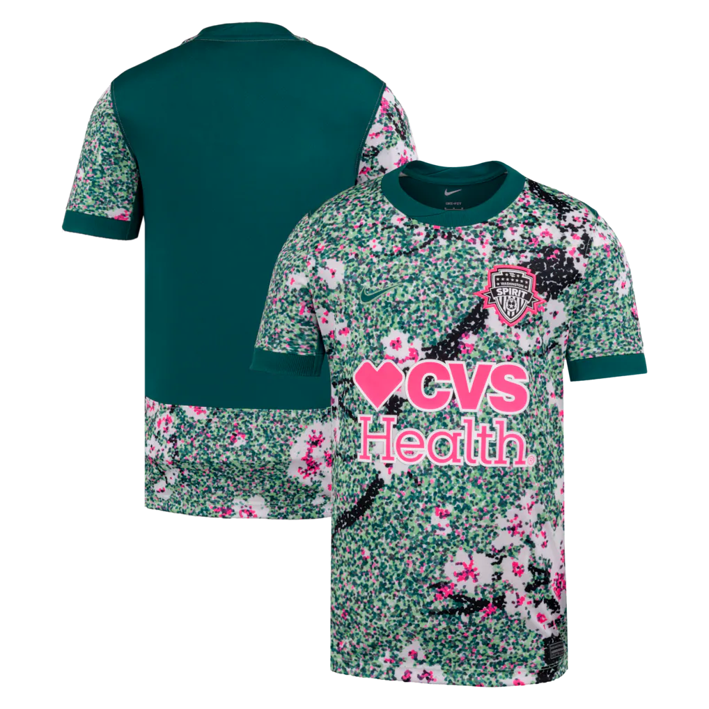 Washington Spirit Nike Youth 2026 Primary Stadium Jersey - Green