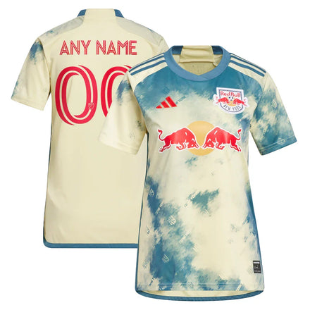 New York Red Bulls adidas Women's 2023 Daniel Patrick Kit Custom Jersey - Yellow
